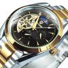 Tevise Army Watch Men Mechanical Wristwatchesautomatic Mens Watches Top Brand Luxury Moon Phase Steel Strap Reloj Hombre