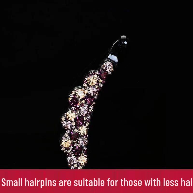 Pince à Cheveux Queue de Cheval Banane Verticale Style Coréen pour Femmes - Accessoire Épingle à Cheveux d'Été