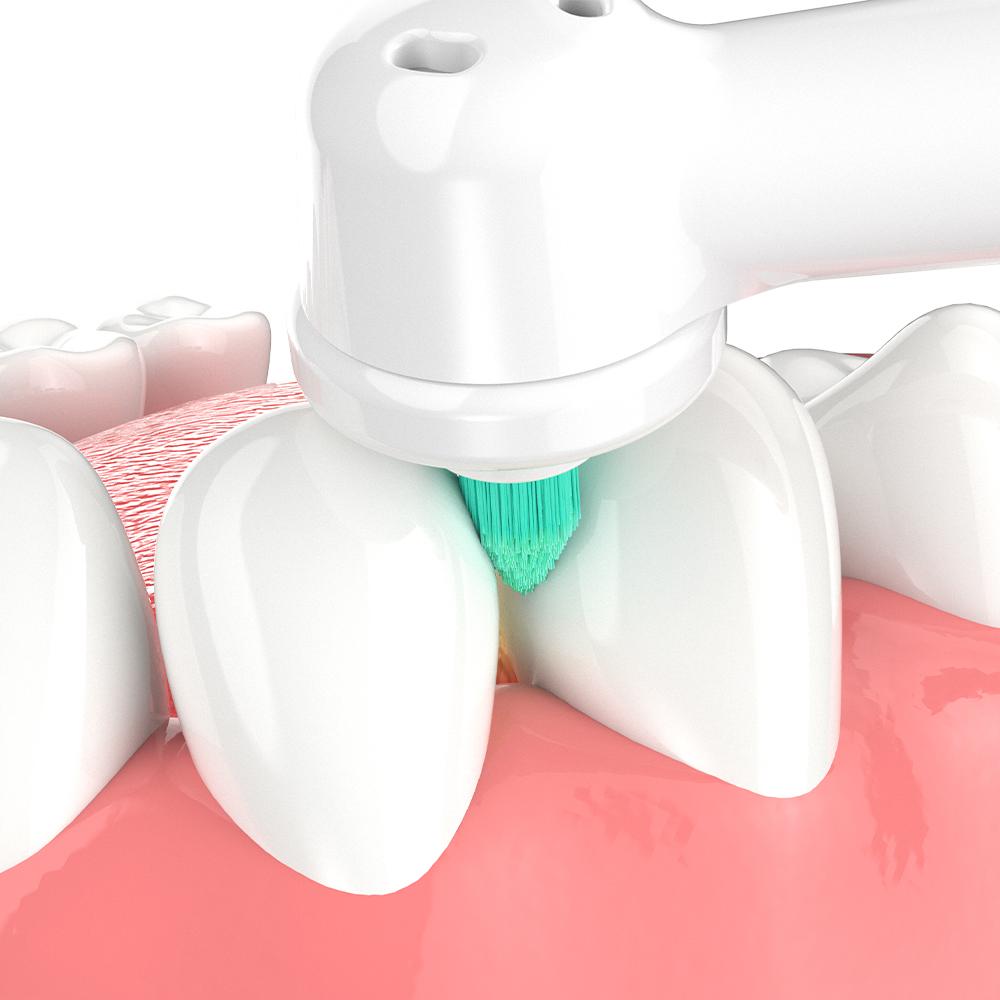 Interdental Toothbrush Heads Compatible with Oral B Electric Toothbrush, Replacement Brush Head for OralB Between Teeth Cleaning