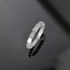 Luxurious Square Zircon Snake Bone Ring - Women's Fashion Statement Piece