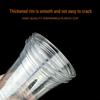 Disposable Transparent PET Cold Drink Cups with Lid for Milk Tea, Coffee, Homemade Beverages, or Lemon Tea
