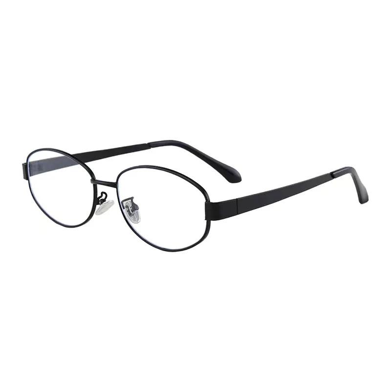 Myopia Glasse for Women Oval Metal Frame Nearsighted Eyewear Finished Diopter -1.5 -2.0 -2.5 -3.0 To -4.0