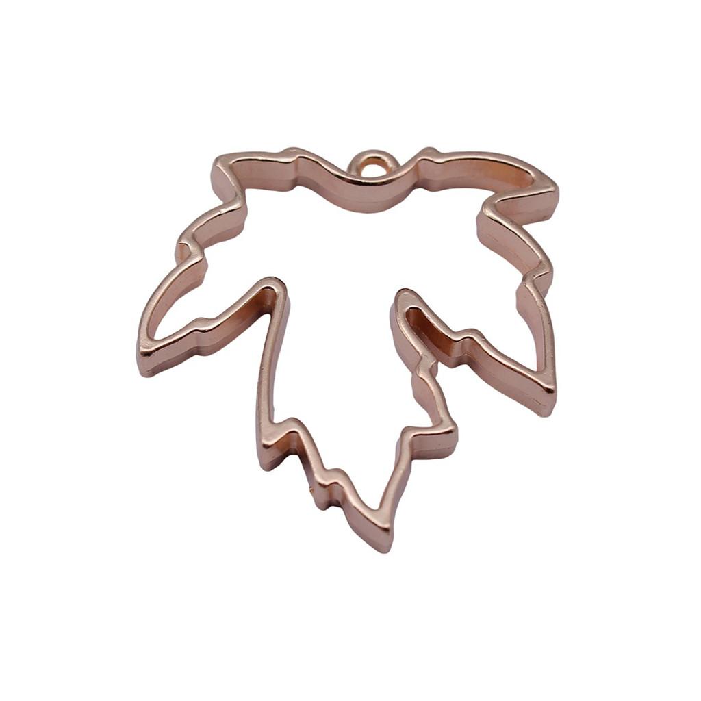 Geometric Openwork Resin Charms MOON HEART Pendants Multi Color Alloy Jewelry Component