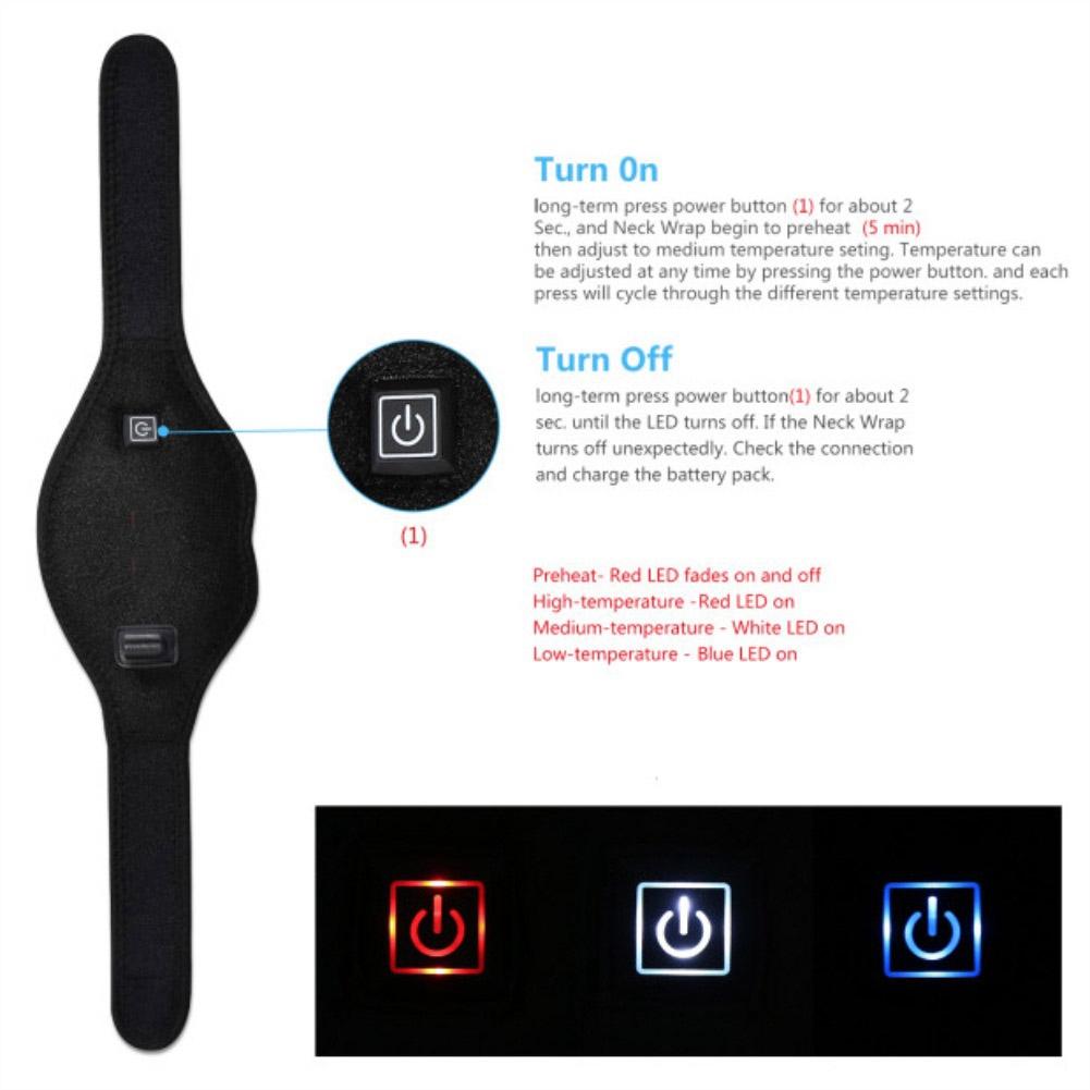 Buy Yosoo Hot Cold Therapy HeatedS Neck Wrap Brace Heating Pad Headache