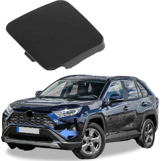

Front Left Car Tow Hook Cover Cap for Toyota RAV4 2009-2012 Replaces No.5328642928/532860R020 Unpainted Plastic Enhanced Durability for Winter & Cold