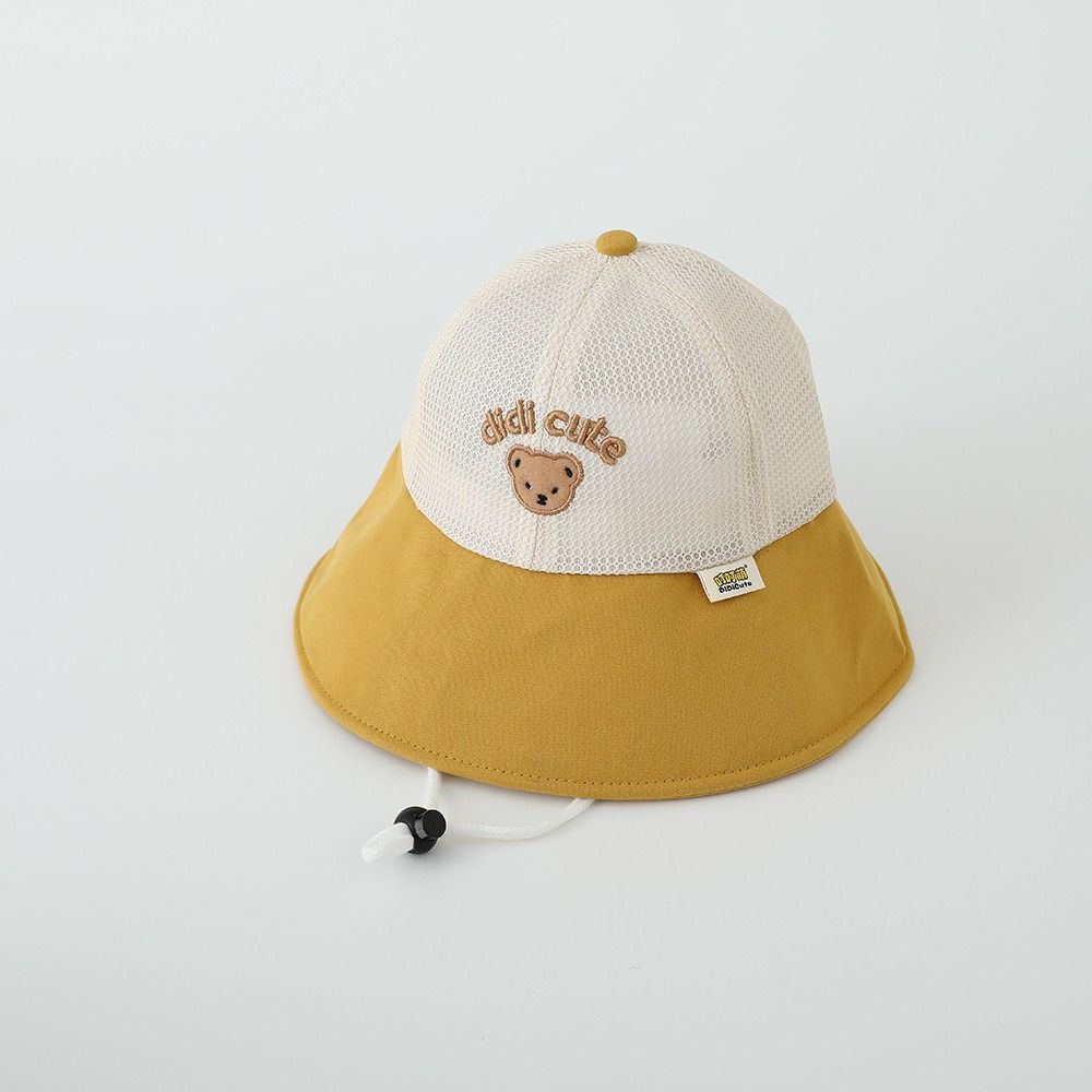 Breathable Baby Bear Bucket Cap Summer Outdoor Sun Hat New Children Fisherman Cap 1-6 Years