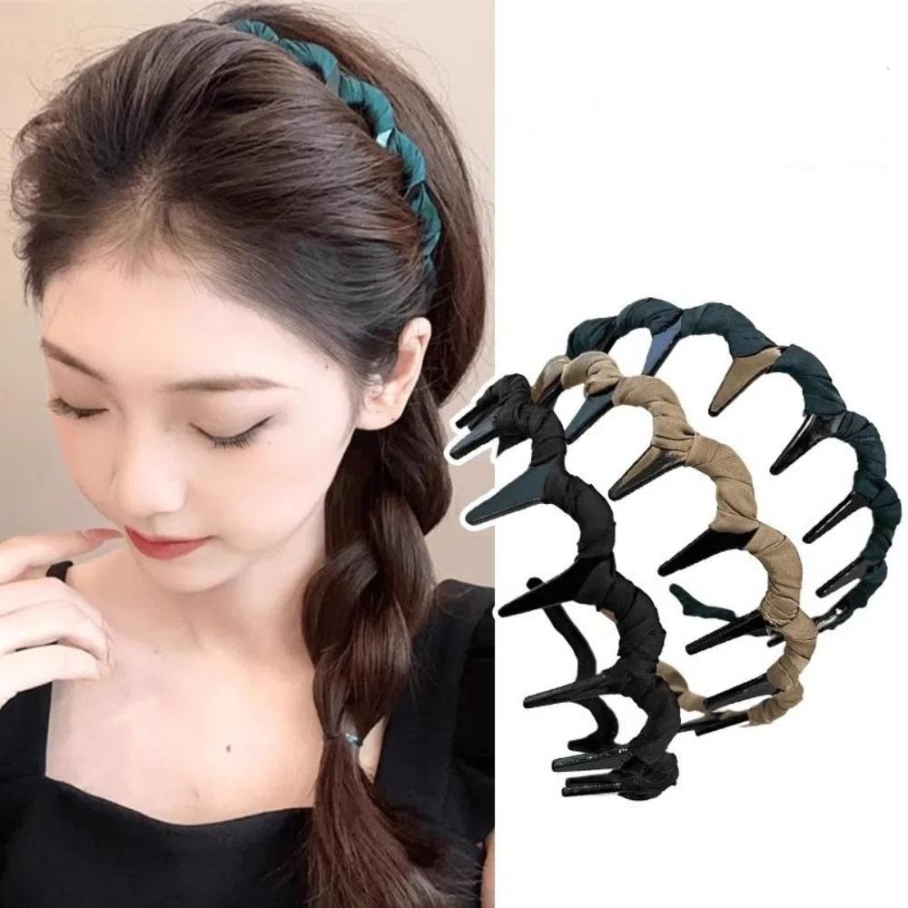 Wave Comb Sports Headbands Non-Slip Headwear Fashion Hair Accessories  for Women