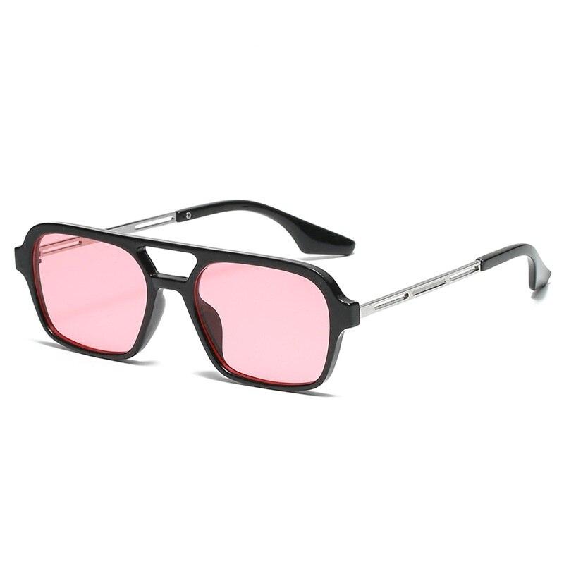 

Men Women Vintage Twin Beam Aviator Sunglasses Colorful UV400 Classic Fashion Eyewear Retro Style