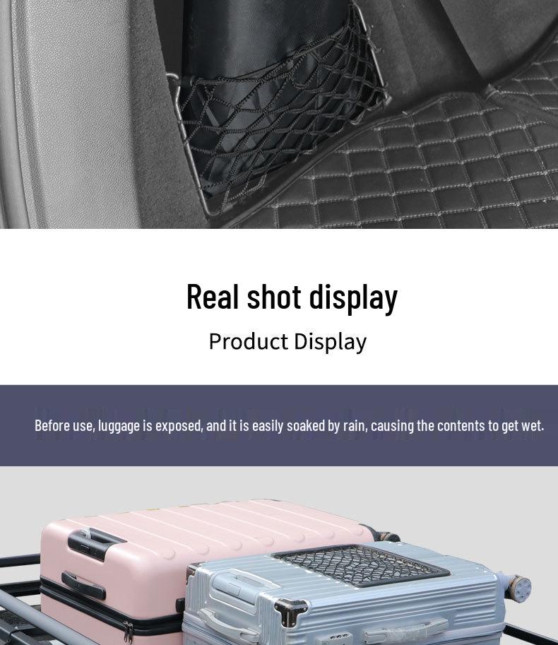 Car Roof Rainproof Luggage Cover - Travel and Self-Driving Tour Roof Rack Storage Bag.
