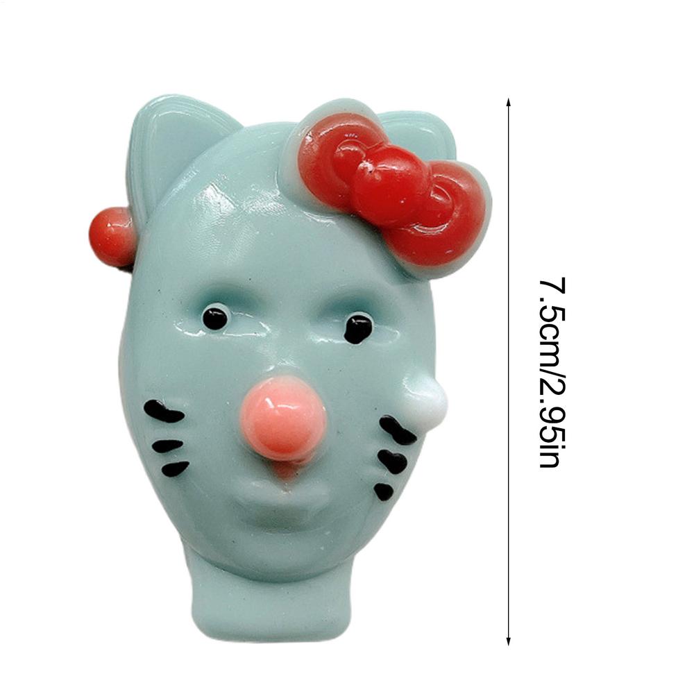 

1/2pcs Pimple Popping Fidget Toy Alien Zit Popping Fidget Toys Reusable Refillable Weird Novelty Zit Squeezer Fun Squeeze Game