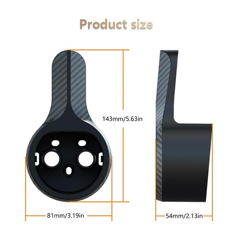 Prostorově úsporný elektrický vozidlo nabíjení Typ 2 Nástěnný organizér Držák Zásuvka pro bezpečné a úhledné uložení kabelu