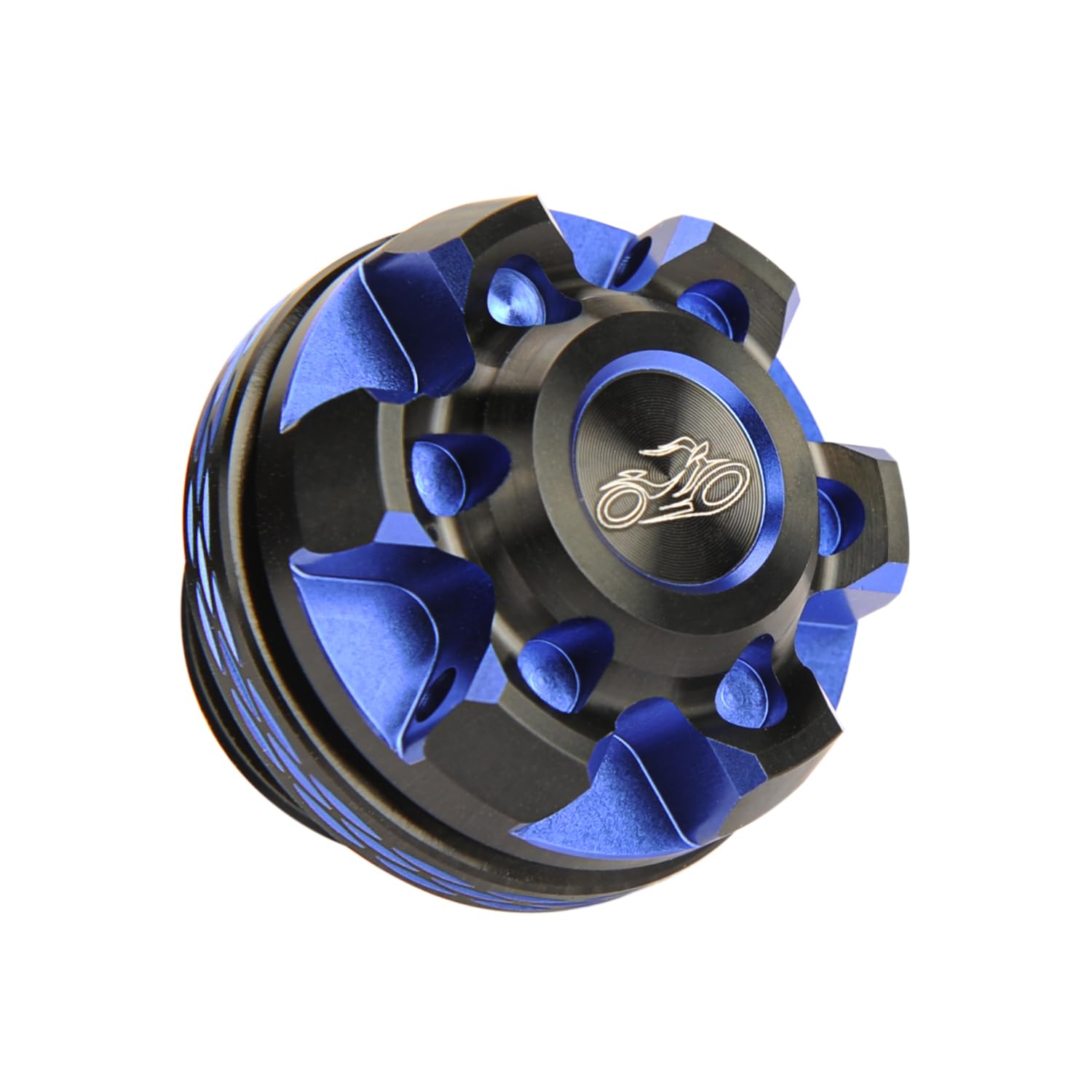 

FMATE WORKS Motorcycle Filler Cap with O-Ring, Machined Aluminum, M20 x P1.5, Black M20×P1.5 чёрный