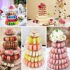4/6 Etagen Macaron Pyramide Macaron Turm Präsentationsständer Für Macaron Cupcake Fondant Kuchenständer Hochzeit Geburtstagstorte Dekoration