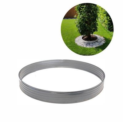 Aluminum Tree Ring - ICH-ZAPFE.DE - Garden Edging - Height 100 Mm - Diameter 0.8 M