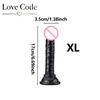 Transparent Dildo Suction Cup Jelly Dick Women Sex Toys Soft  Masturbators Penis