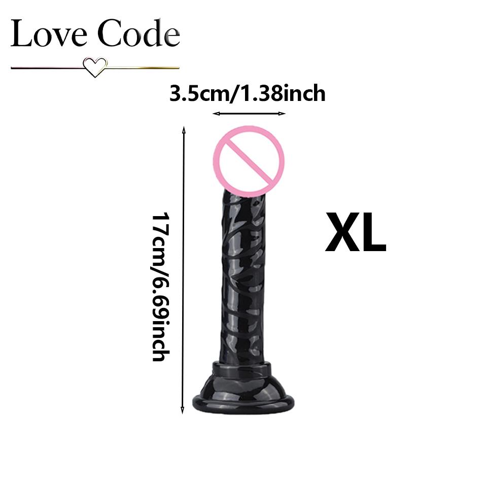 Transparent Dildo Suction Cup Jelly Dick Women Sex Toys Soft Masturbators Penis