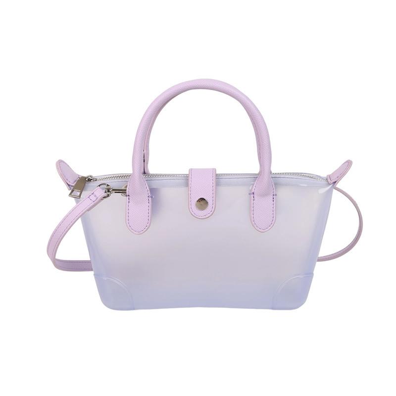 

Модная высококлассная женская маленькая свежая сумка-желе на плечо, летняя новая водонепроницаемая сумочка, сумка-мессенджер One size фиолетовый