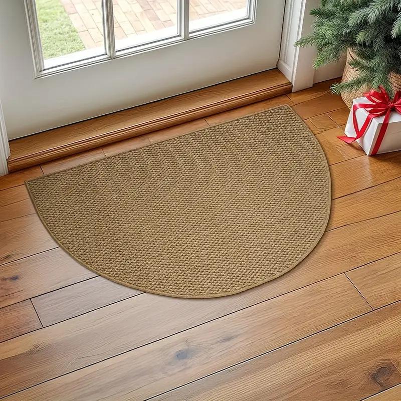 

Полукруглый придверный коврик для прихожей, грязеотталкивающий ковер для гостиной, износостойкий коврик для ног 40*60cm