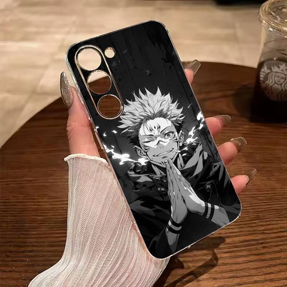 Popular-Anime--Jujutsu -Kaisen Phone Case For Samsung Galaxy A71,A70,A52,A51,A40,A30 Transparent Cover