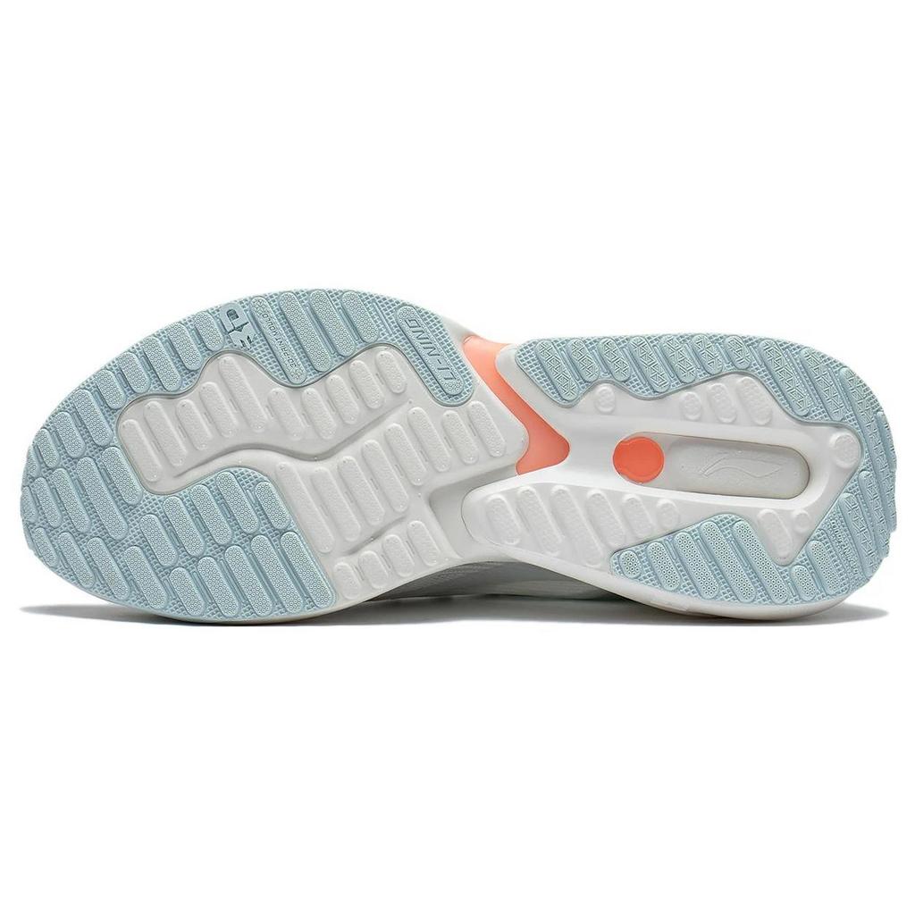 Li Ning Vibe 2.0 Cushioning Abrasion Resistant Rebound Low top Running Shoes Women's White Blue ARST030-3