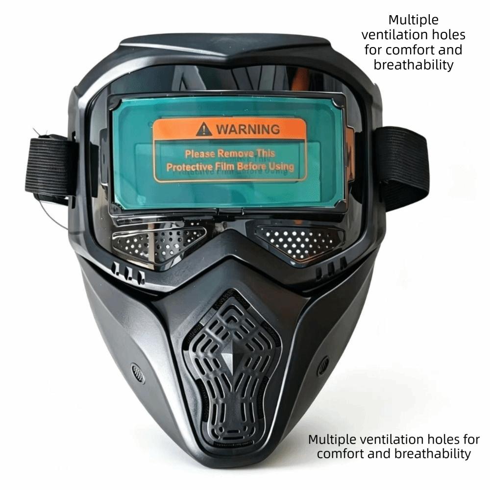 Head-mounted Welder Mask Detachable Welding Face Shield Auto Darkening Welding Helmet Face Safety
