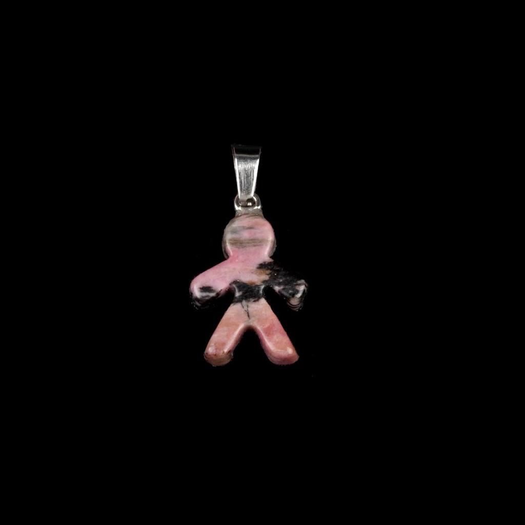 1Pcs Small Pendant Natural Stone Men-Shaped Pendant For Jewelry Making DIY Earrings Necklace Bracelet Accessory