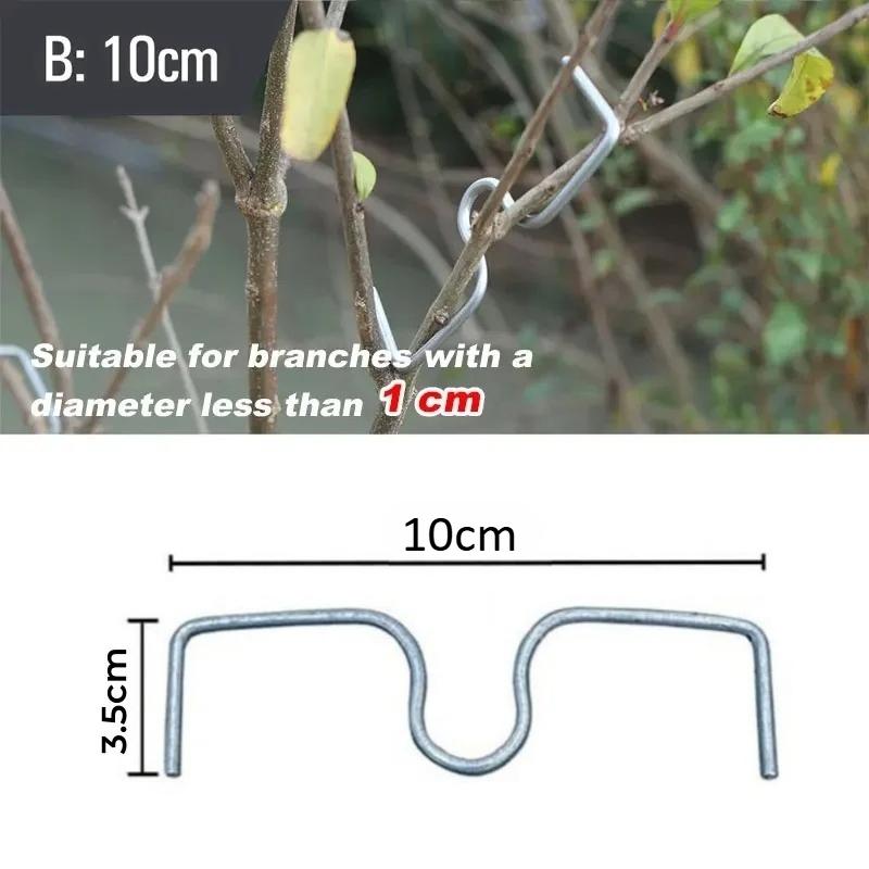 10/30Pcs Fruit Tree Branch Shape Fixator M-Type Branch Trainer Angle Benders Reusable Fruit Tree Support Holder Vine Trainers