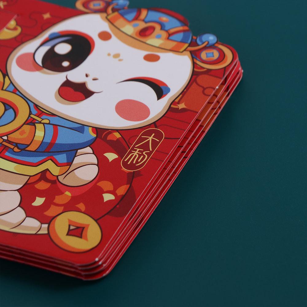 Chinese Style 2025 New Year Red Envelope Blessing Red Packet Children Gift