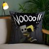 Little Nightmares Anime Game Pillow Case Anti-Dustmite Pillowcase Invisible Zipper Silky Short Plush Sofa Cushion Cover