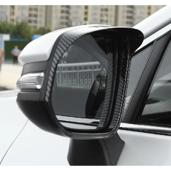 ABS Chrome Rearview Mirrors Trims Rain Eyebrow Frame Cover For Toyota Harrier 2015 2016 2017 2018  Car Styling Accessories