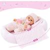 12 Inch Baby Dolls Set with Accessories and Clothes,Newborn Girls Baby Doll with Soft Sleep Bassinet Bed Crib Pillow Blanket Pacifier Feeding Bottles