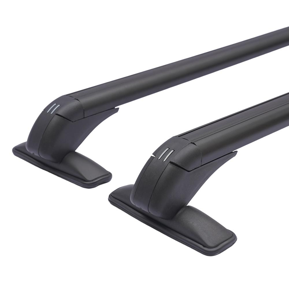 2Pcs Car Top Luggage Rack Car Roof Lockable Luggage Cross Bars Carrier 1m Aluminum Roof Racks Universal Use for 4 or 5 Door Cars