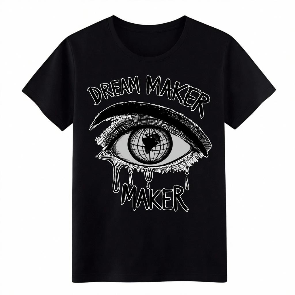 Dream Maker Globe Eye T-Shirt, Artistic Visionary Graphic Tee