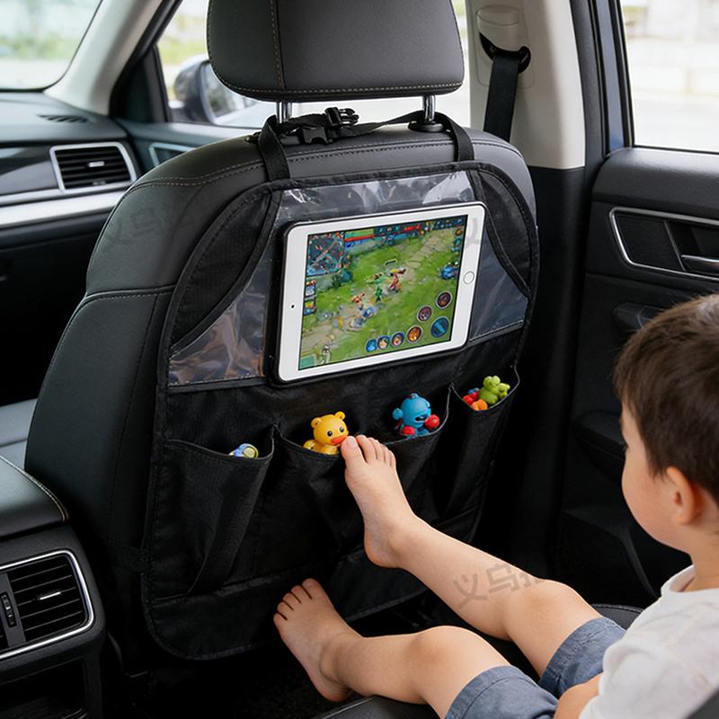 1Pcs Car Anti-Dirt Pad For Children Kids Auto Seat Back Protector Cover Universal Car Back Seat Organizer With Storage Pockets