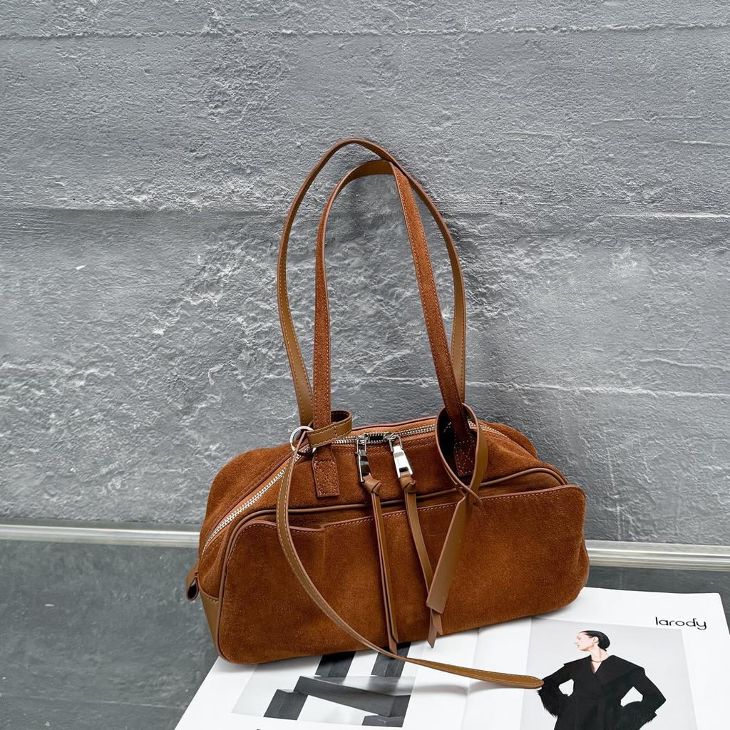 Burmese Retro Football Bag Large Capacity Vintage Canvas Leather Messenger Bag Casual Multifunctional Handbag