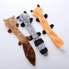 Pet Dog Toy Squirrel Raccoon Plush Interactive Bite Resistant Molar Skin Shell Pet Supplies Dog Toys for Small Large Dogs