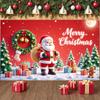Christmas Banner Moon Background Santa Claus Banner Christmas Decoration Banner Holiday For Christmas Party Winter Festival
