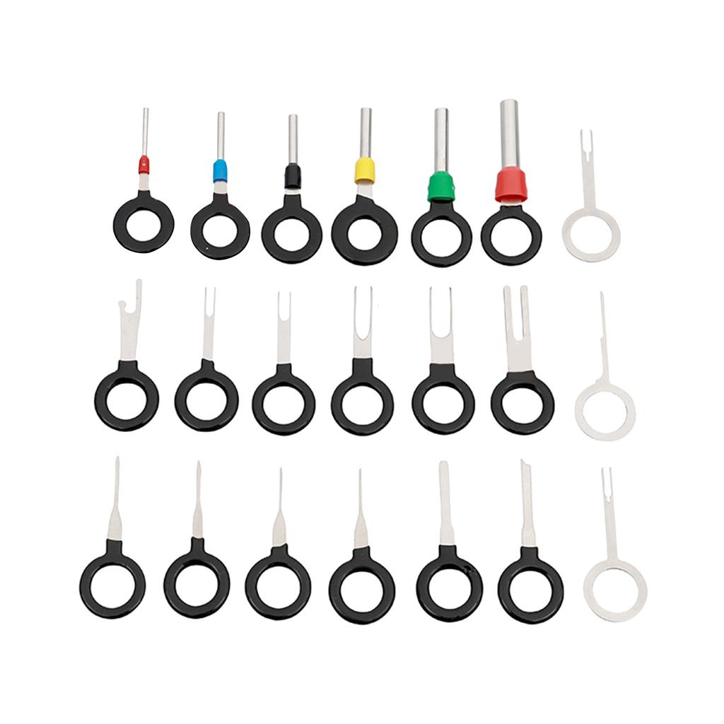 Auto Electrical Wiring Crimp Connector Pin Extractor Puller Terminals Removal Key Tools Set For Car Remover Key Tools Set For Most Connector Terminal