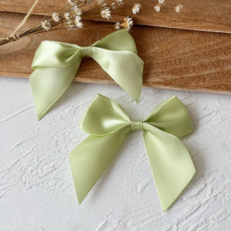 2.5cm Wide Handmade Ribbon Bow Knot for DIY Clothing & Hair Accessories, Card Holders, and Decorations