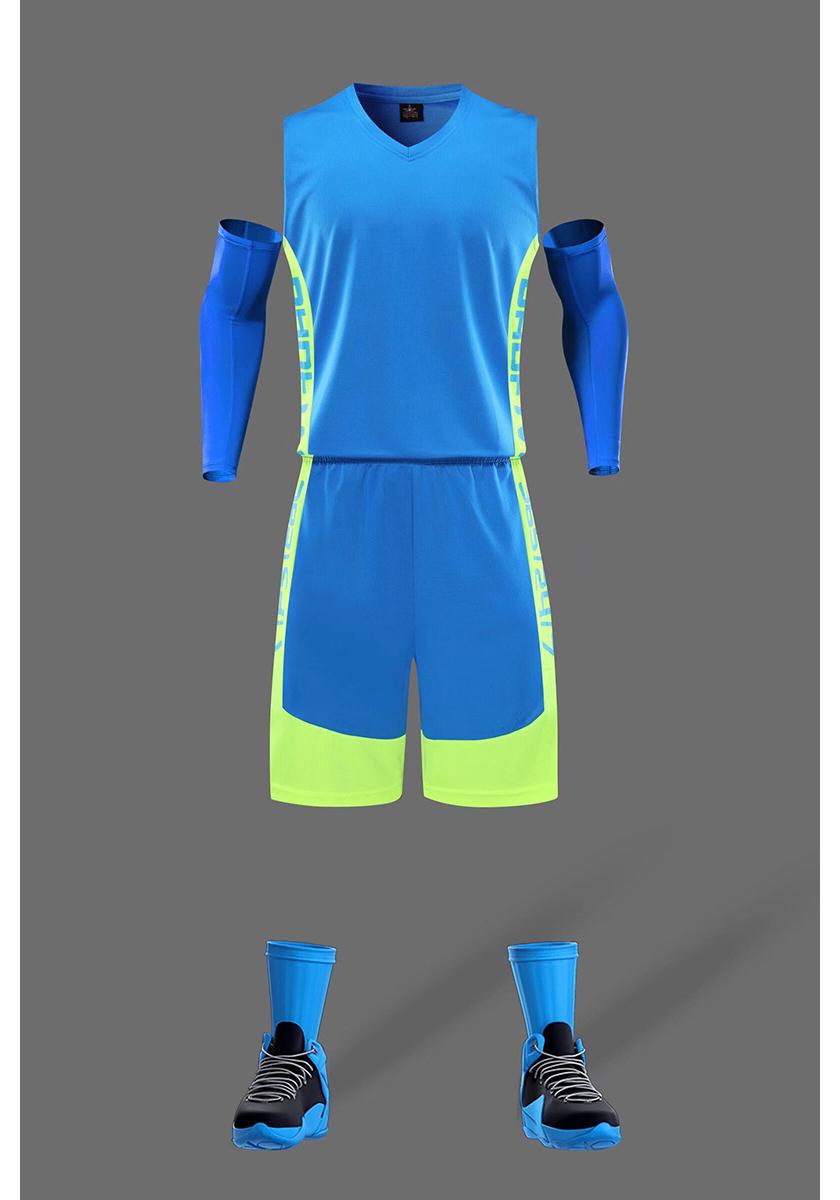 Basketball Team Jerseys - Youth/Adult Sports Uniform Sets 2XS озеро синий