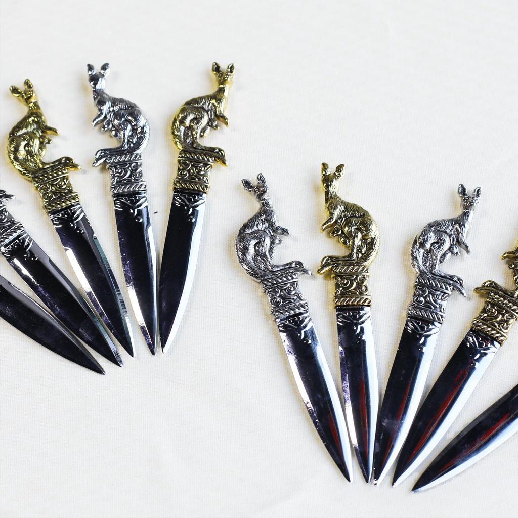 Zinc Alloy Retro Metal Letter Opener, European-American Style, In Stock