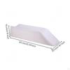 Leg Raised Cushion Foam Pillow Removable Washable Cover Adult Sshape Wht