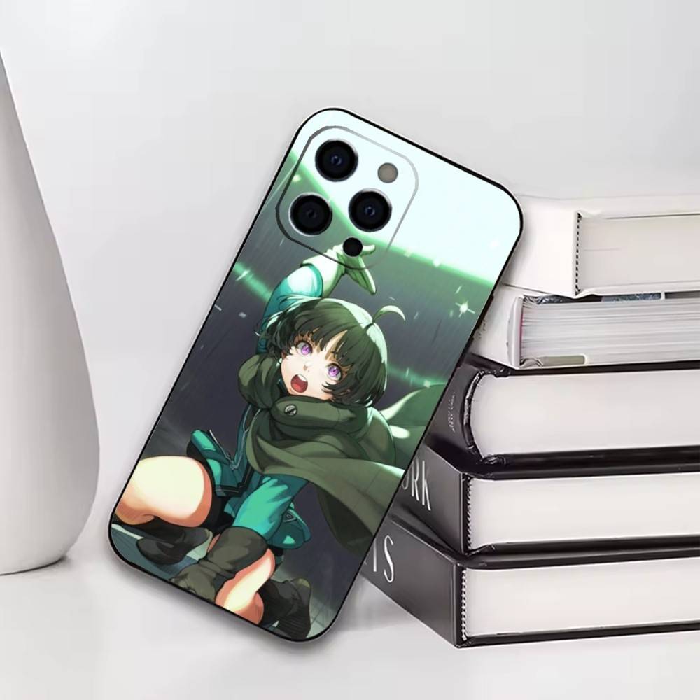 

World Trigger Chika Amatori Phone Case For iPhone17,16,15,14,13,12,11 Plus,Pro Others Soft Black Cover iPhone13PROMAX