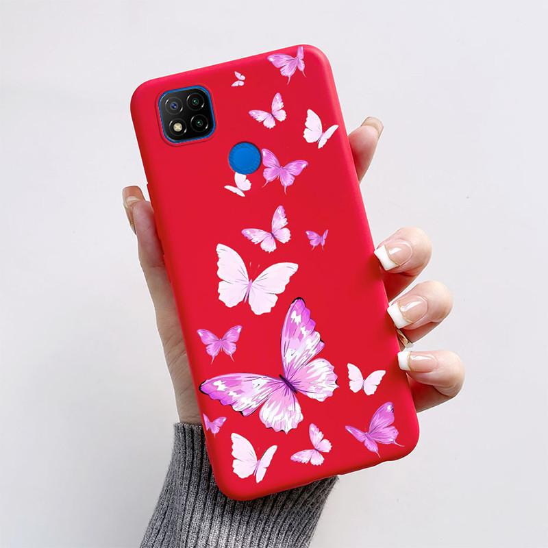 

Case For Redmi 9C NFC 10A Cover Cute Popular Butterfly Astronaut Soft Silicone Back Funda For Xiaomi Redmi9C Coque Bumper Couple Redmi 9C