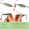 OHF Metal Jig Slow Live with Assist Set 8 Set, 20g, 30g, 40g, Jigging, Color, Hooks, 8-Piece (30g / Colors)