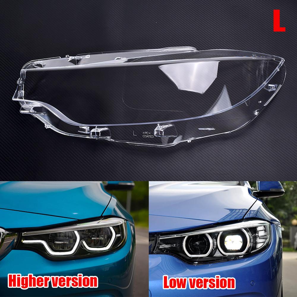 Fit For BMW 4 Series M4 F32 F33 F82 2013-2017 2018- Car Headlamp Cover Transparent Lampshade Headlight Lens Shell Cover