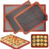 Silicone Non-Stick Baking Mat for Cookies and BBQ, Heat-Resistant, Breathable, Hollow Design