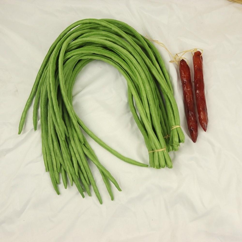 PU Simulated Vegetables Kidney Beans Fake Vegetable Model Lifelike Fake Food Display Prop
