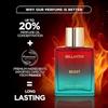 BELLAVITA Newly Launched Beast | Long Lasting EDP 100ml Perfume for Man and Woman | Raspberry, Patchouli and Rose | Premium Fragrance