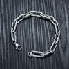 Domineering Charm Hip-Hop Men'S Bracelet Stainless Steel Retro Style Literary Trend Punk Jewelry